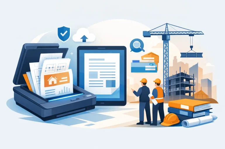 Document Scanning for Construction Records That Hold Up